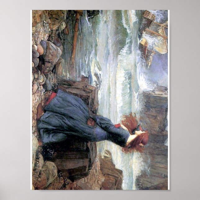 Wasserhaus Miranda Woman Sea Ship Poster (Vorne)