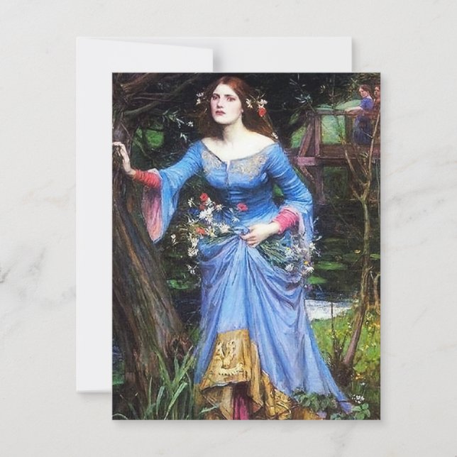 Wasserhaus Ophelia Einladungen (Vorderseite)