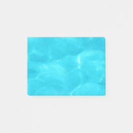 Wasserhintergrund Post-it Klebezettel