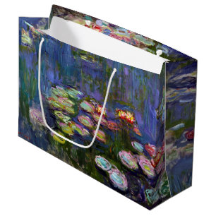 Wasserhühner, Monet Große Geschenktasche Große Geschenktüte