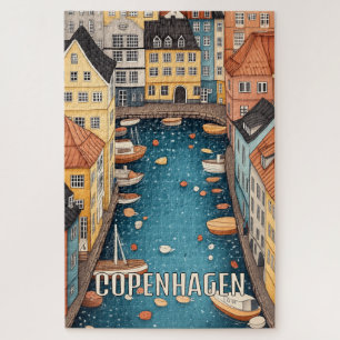 Wasserkanäle von Kopenhagen Dänemark