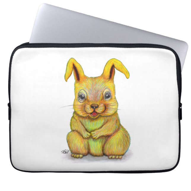 Wasserkaninchen Laptopschutzhülle (Vorderseite)