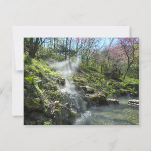 Wasserkaskade Postkarte