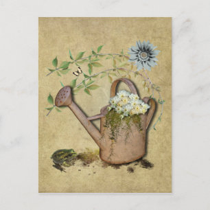 Wasserkocher und Gartenmöbel - Postkarte 3