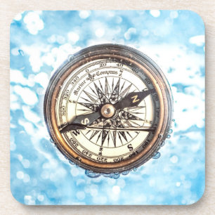 Wasserkompass Getränkeuntersetzer
