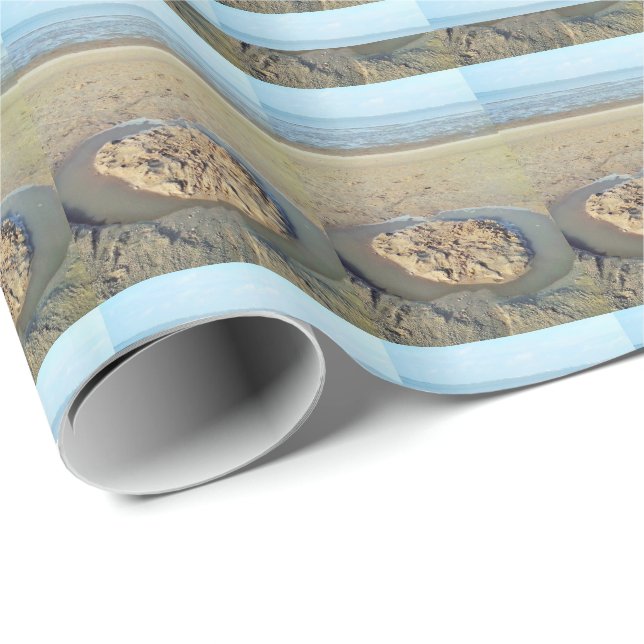 Wasserkreislauf in Sand on Beach, Sommerzeit Geschenkpapier (Rolleneckpunkt)