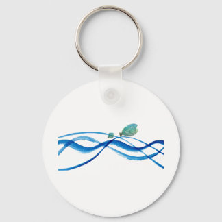 Wasserkunst: Vater Fisch, Kind Fisch Schlüsselanhänger