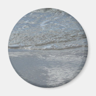 Wasserlappen auf Abstrakter Fotografie am Strand Magnet