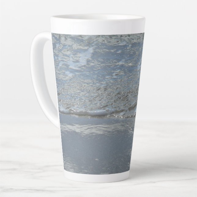 Wasserlappen auf Abstrakter Fotografie am Strand Milchtasse (Linke Ecke)