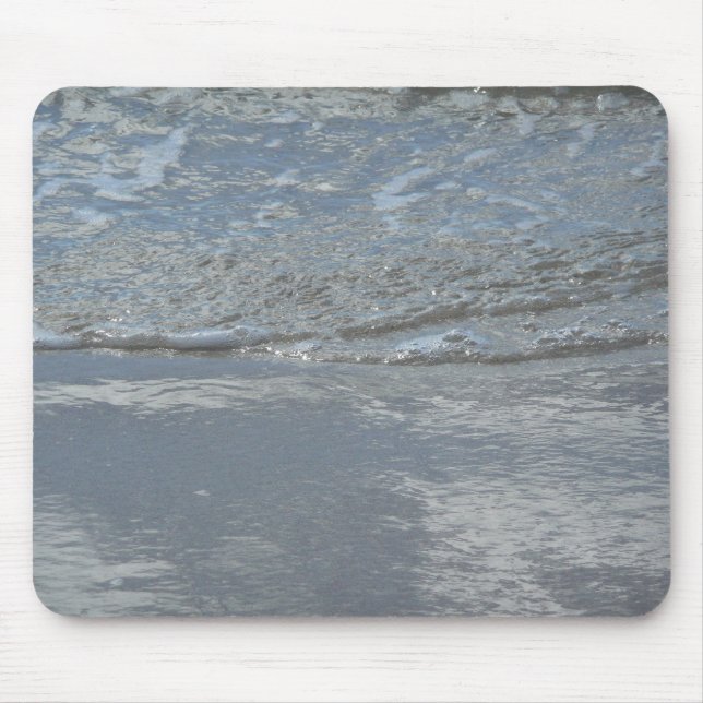 Wasserlappen auf Abstrakter Fotografie am Strand Mousepad (Vorne)