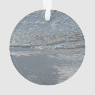 Wasserlappen auf Abstrakter Fotografie am Strand Ornament