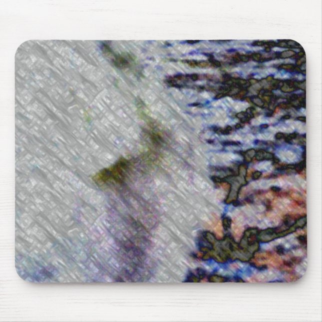 Wasserläufer, digital abstrakt mousepad (Vorne)