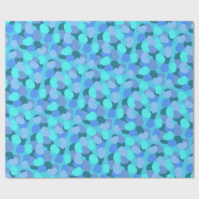 Wasserlichter Geschenkpapier (Flach)