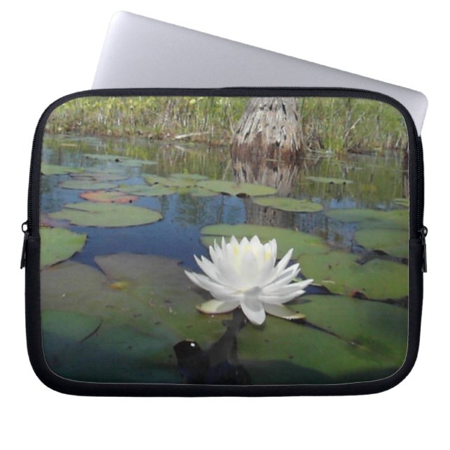 Wasserlilie 2 laptopschutzhülle (Vorderseite)