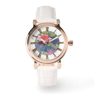 Wasserlilie Armbanduhr