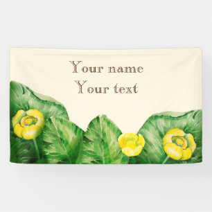 Wasserlilie Banner