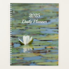 Wasserlilie Blume Wasserfarbener Tagesplaner Planer