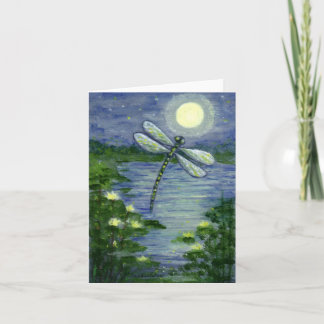 Wasserlilie für den Drachenfliegensee (Vollmond) Karte