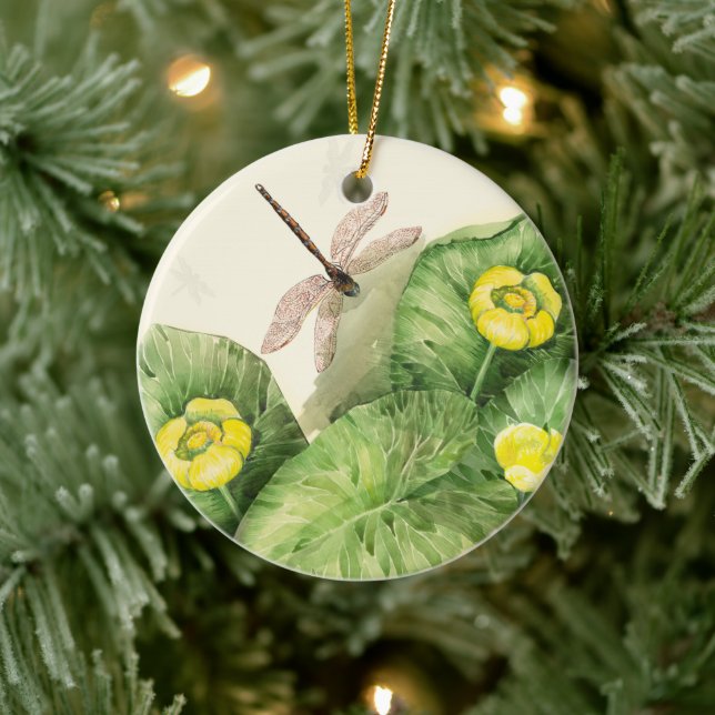 Wasserlilie Keramik Ornament (Baum)