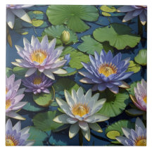 Wasserlilie lebendige Blume