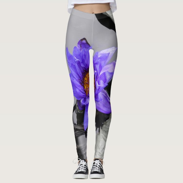 Wasserlilie Leggings (Vorderseite)