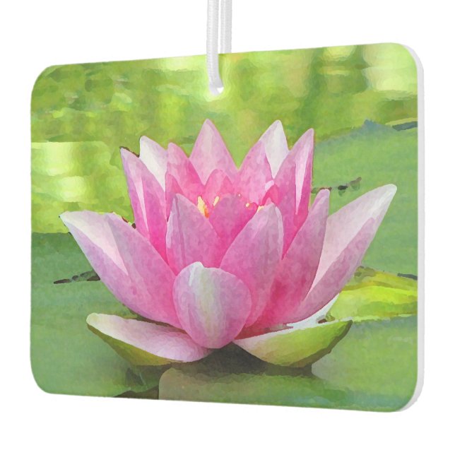 Wasserlilie Lotus Blume Air Freshener Autolufterfrischer (Links)