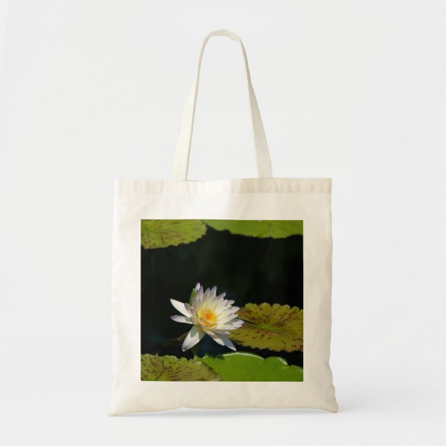 Wasserlilie Lotus Tragetasche (Vorne)