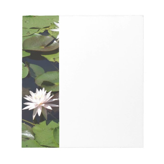 Wasserlilie Notizblock (Vorderseite)