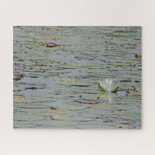 Wasserlilie Pond Lake Blume I Jigsaw Puzzle