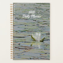 Wasserlilie Pond Lake Blume Täglicher Planer