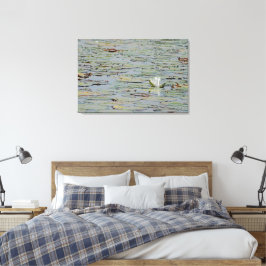 Wasserlilie Pond See Blume I Canvas Print Leinwanddruck