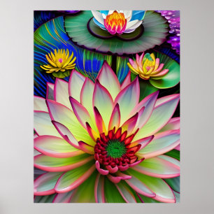Wasserlilie Poster