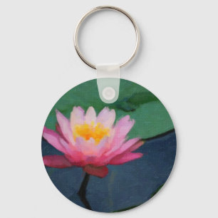 Wasserlilie Schlüsselanhänger