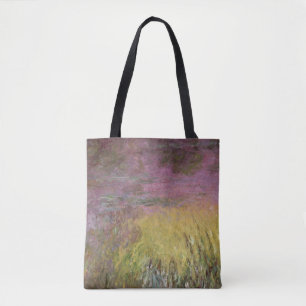 Wasserlilie-Sonnenuntergang Claudes Monet , Tasche