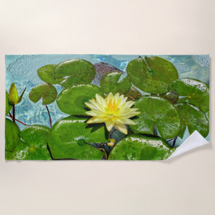 Wasserlilie Strandtuch