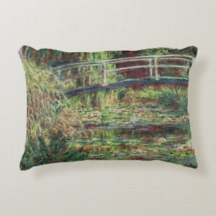Wasserlilie-Teich Claudes Monet  : Rosa Harmony, Zierkissen
