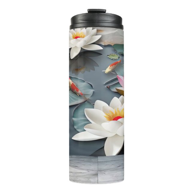 Wasserlilie Thermosbecher (Vorderseite)