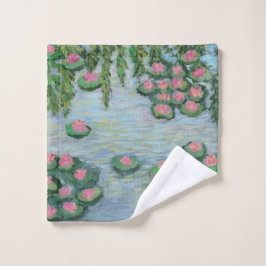 Wasserlilie Waschlappen