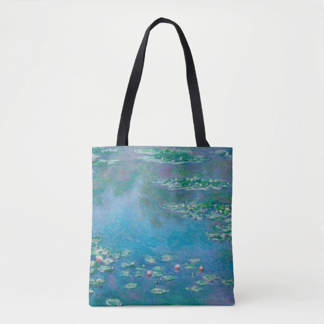 "WASSERLILIEN" 1840 CLAUDE MONET TOTE BAG TASCHE (Vorderseite)