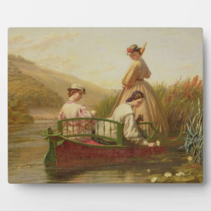 Wasserlilien, 1864 (Öl auf Leinwand) Fotoplatte