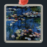 Wasserlilien; 1914 silbernes ornament<br><div class="desc">Vintage impressionistische Malerei "Wasserlilien" aus dem Jahr 1914,  von Claude Monet.</div>