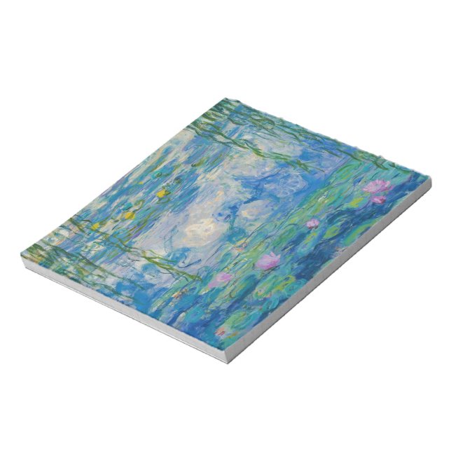 Wasserlilien, 1916-1919 von Claude Monet Notizblock (Rotiert)
