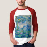 Wasserlilien, 1916-1919 von Claude Monet T-Shirt<br><div class="desc">Claude Monet - Wasserlilien, 1916-1919. Oscar-Claude Monet (1840-1926) war ein französischer Maler und Gründer impressionistischen Gemäldes, der als wichtiger Vorläufer des Modernismus angesehen wird, insbesondere in seinen Versuchen, die Natur so zu malen, wie er sie wahrnahm.</div>