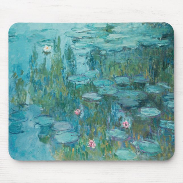 Wasserlilien (Claude Monet, 1915) Mousepad (Vorne)