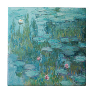 Wasserlilien (Claude Monet, 1915) Tile Fliese