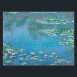 Wasserlilien, Claude Monet Decoupage Seidenpapier<br><div class="desc">"Ein Augenblick, ein Aspekt der Natur enthält alles", sagte Claude Monet, in Bezug auf seine späten Meisterwerke, die Wasserlandschaften, die er auf seiner Zuhause in Giverny zwischen 1897 und seinem Tod 1926 produziert hat. In dieser räumlich zweideutigen Leinwand schaute der Künstler nach unten und konzentrierte sich ausschließlich auf die Oberfläche...</div>