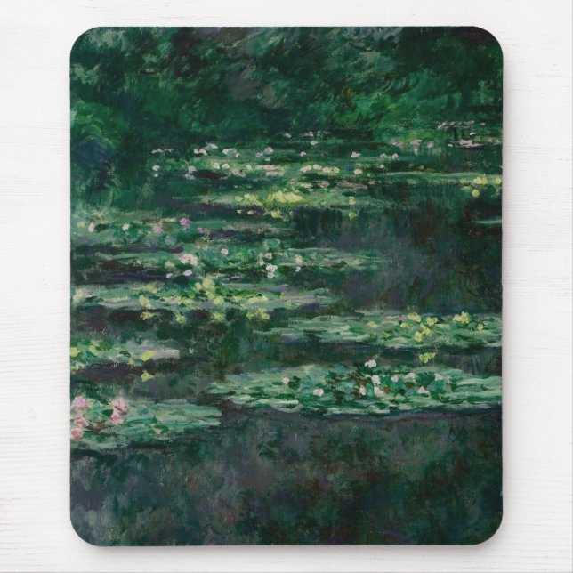 Wasserlilien (Claude Monet) Mousepad (Vorne)