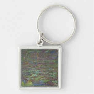 Wasserlilien Claudes Monet   am Sonnenuntergang Schlüsselanhänger