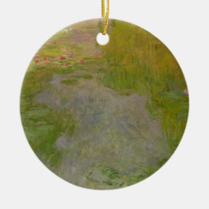 Wasserlilien Claudes Monet , c.1919 (Öl auf Keramikornament