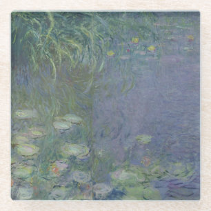 Wasserlilien Claudes Monet  : Morgen, 1914-18 Glasuntersetzer